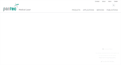 Desktop Screenshot of pantec-medicallaser.com
